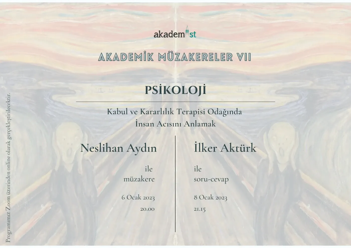 Kabul ve Kararlılık Terapisi ile İnsan Acısını Anlamak afişi