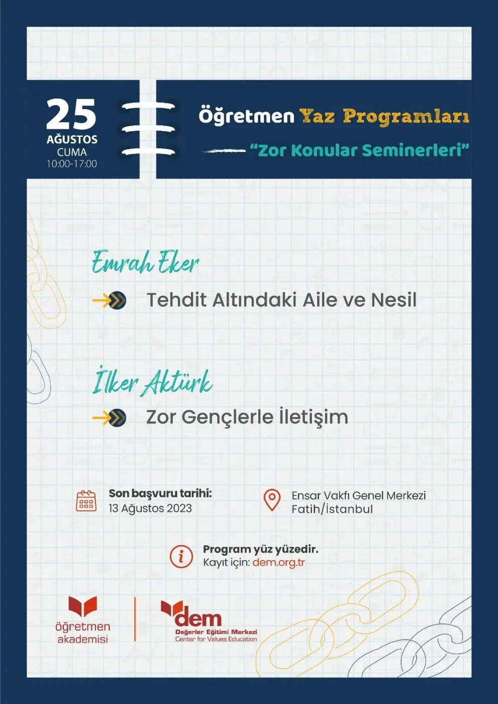 Zor Gençlerle İletişim afişi